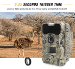 IP67 カモフラージュなしグロー赤外線高速トリガー鹿狩猟トレイル カメラ