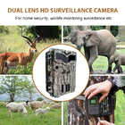 新しい KW698A 4 18K トレイルカメラデュアルセンサー IP67 グローなし AA アルカリ電池野生動物屋外ハンティングカメラ