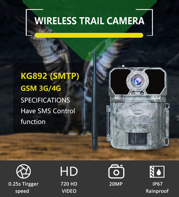 25m IR MMS GPRSの細胞ゲームのカメラ動的4G無線SMTP