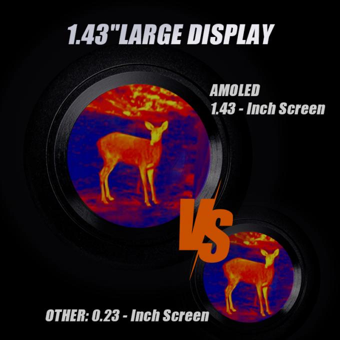 接続し 4000mAhのバッテリー容量を持つこの熱画像モノキュラで冒険を記録してください 5