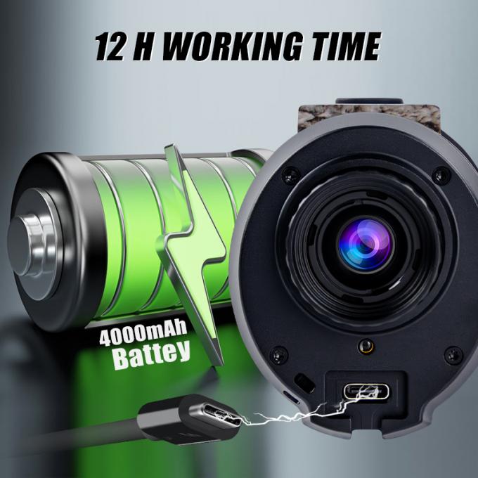 接続し 4000mAhのバッテリー容量を持つこの熱画像モノキュラで冒険を記録してください 6