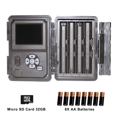 30MP カモフラージュ 狩猟カメラ 1080P ビデオ PIR 機能 48pcs IR LEDS 省エネ 20ヶ月 待機時間 防水