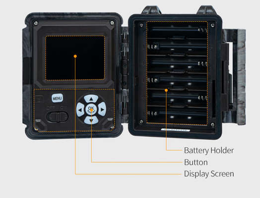 KW561 トレイルインファカメラ ミニ 30MP 0.25s スピード 4K ビデオ解像度 防水 CMOS センサー SD Me