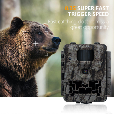 KW561 トレイルインファカメラ ミニ 30MP 0.25s スピード 4K ビデオ解像度 防水 CMOS センサー SD Me