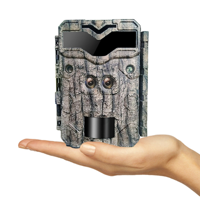 狩猟カメラ KW698A デュアルレンズ 1080P 30MP 防水 IP67 最大 512GB ストレージ ナイトビジョン 0.25s トリガーゲームカメラ