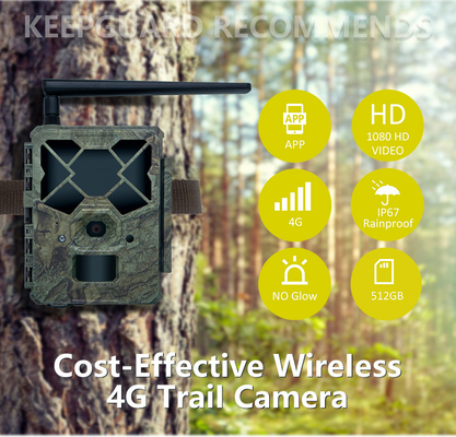 2024 最新の4G無線試用カメラ OEM/ODM KW886 24MP 0.1sトリガー 120フィート ナイトレンジSIMカード内蔵野生生物カメラ