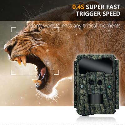 30MP HD 狩猟カメラ 無光 LED 夜視と PIR 機能