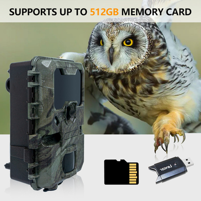 ナイトビジョン 狩猟カメラ 小サイズ KW788 0.1s トリガー 32MP 鋭い画像 4K ビデオ 狩猟用 防水 IP67