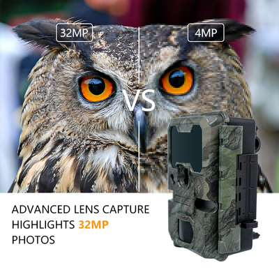 ナイトビジョン 狩猟カメラ 小サイズ KW788 0.1s トリガー 32MP 鋭い画像 4K ビデオ 狩猟用 防水 IP67