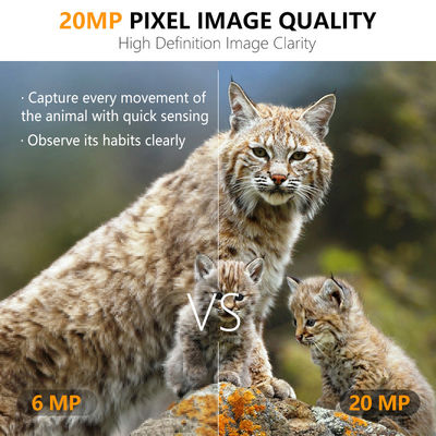 20MP 1080P WIFI ブルーツカメラ