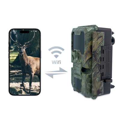 WIFI 狩猟カメラ KW866 防水 IP67 OEM/ODM 最大 512GB ストレージ SDメモリーカード 32MP 4K 野生生物カメラ
