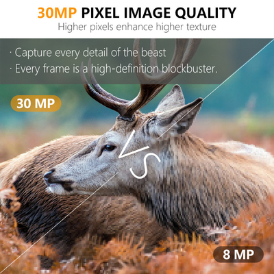 デュアルレンズ隠しカメラ KW696 OEM/ODM 0.4s トリガー 1080P/30MP 防水 IP67 100フィート 夜間範囲 野生動物狩猟