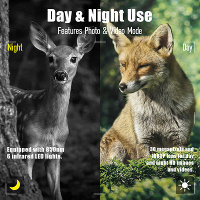 高いセンサーの決断の野性生物のカメラ 13MP Cmos 二重レンズ トレイル カメラ