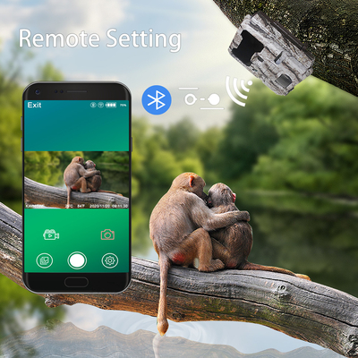 あなたの携帯電話に写真を送るアウトドアワイヤレスハンティングカメラトレイルカメラ用のKW865 WIFI隠しカメラ