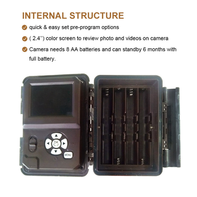 新しい KW698A 4 18K トレイルカメラデュアルセンサー IP67 グローなし AA アルカリ電池野生動物屋外ハンティングカメラ