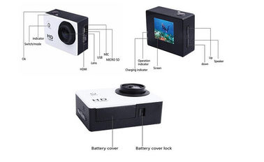 WiFi DV 1080P防水完全なHDのスポーツの行為のカムコーダー潜水の30M