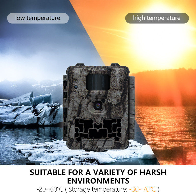 自動IRカット除去機能を備えたプロ仕様の狩猟用カメラ、450mmマイクロレンズ対応で、野生生物の鮮明で詳細な画像を撮影