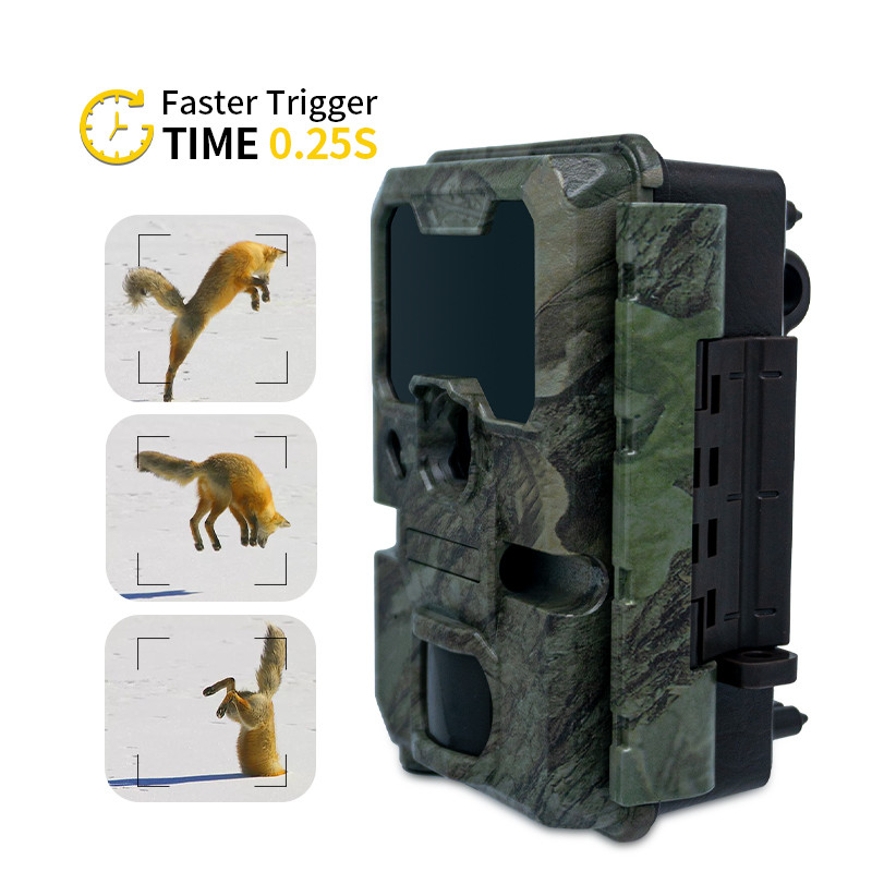 小型の狩猟カメラ KW788 0.1s 応答時間 32MP 4K ビデオ 防水 IP67 最大 512GB 野生動物観察