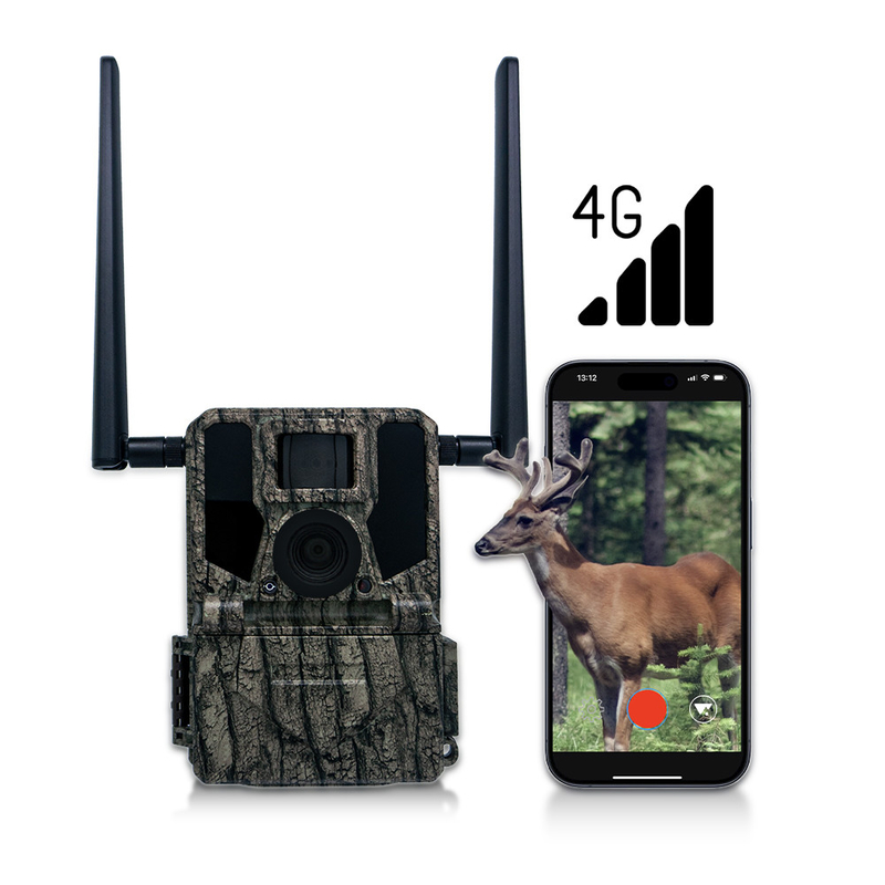 狩猟・トレイルカメラ 太陽光パネル 4G 無線カメラ KW897 ダブルアンテナ 100フィート ナイトレンジ 36MP 2Kビデオ 30fps