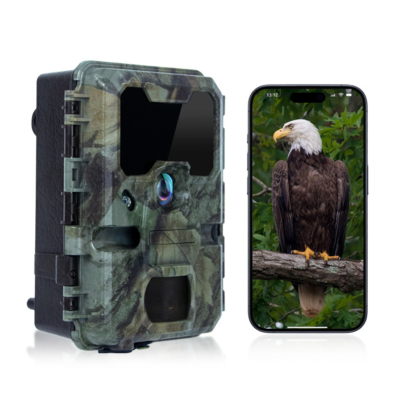 小型カメラ KW788 0.1s 応答 32MP 鋭い画像 4K ビデオ 防水 IP67 最大 512GB 野生動物観察