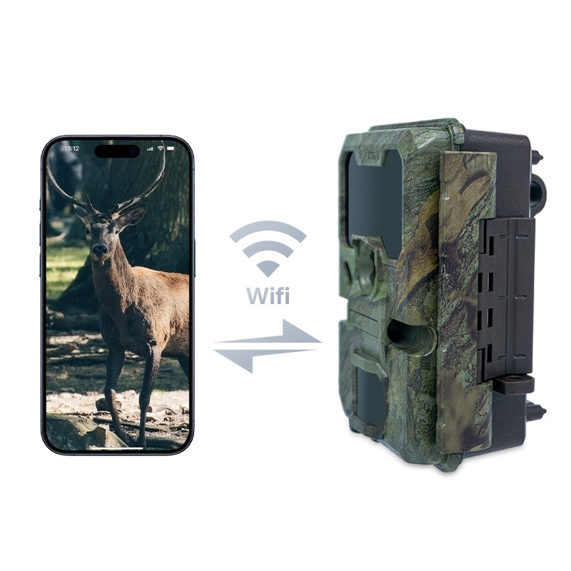WIFI 狩猟カメラ KW866 防水 IP67 OEM/ODM 最大 512GB ストレージ SDメモリーカード 32MP 4K 野生生物カメラ