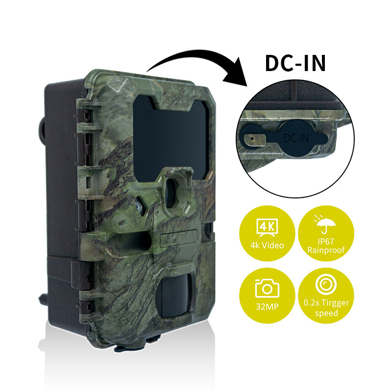 WIFI 狩猟カメラ KW866 防水 IP67 OEM/ODM 最大 512GB ストレージ SDメモリーカード 32MP 4K 野生生物カメラ