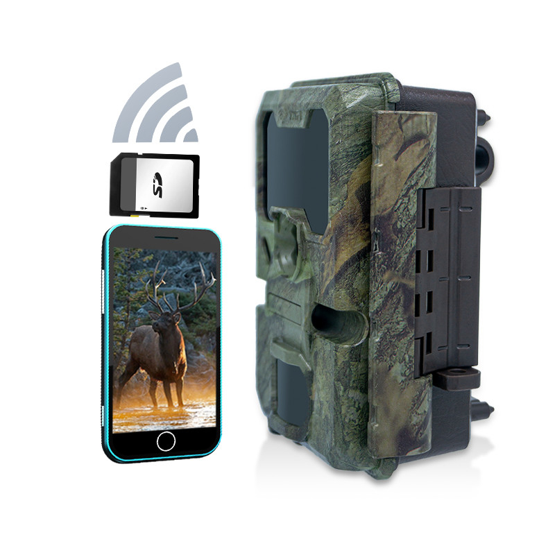 WIFIトライルカメラ KW866 防水 IP67 OEM/ODM最大 512GB ストレージ SDメモリーカード 32MP 4K野生生物カメラ