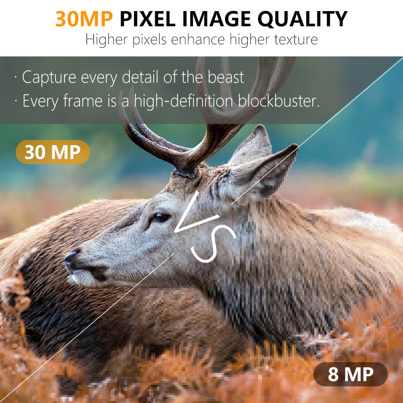 デュアルレンズ隠しカメラ KW696 OEM/ODM 0.4s トリガー 1080P/30MP 防水 IP67 100フィート 夜間範囲 野生動物狩猟